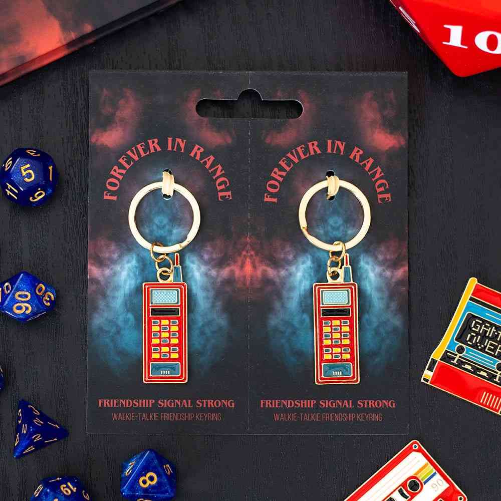 Something Different - Set of 2 Friendship Walkie Talkie Schlüsselring - Mehrfarben